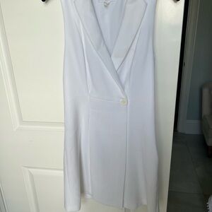 BCBGeneration White Sleeveless Mini Dress